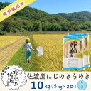 【ふるさと納税】【新米予約】佐渡島産にじのきらめき 無洗米10Kg(5Kg×2袋) 令和7年 特別栽培米 農家直送 | お米 こめ 白米 食品 人気 おすすめ 送料無料