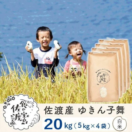 佐渡島産 ゆきん子舞 白米20kg(5kg×4袋)【令和5年産】 | お米 こめ 白米 食品 人気 おすすめ 送料無料