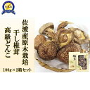 【ふるさと納税】肉厚!佐渡産高級どんこしいたけ 100g×2箱セット | 食品 加工食品 人気 おすすめ 送料無料