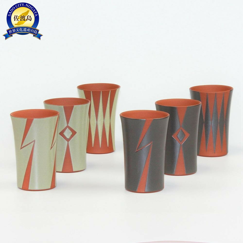 【ふるさと納税】赤水窯 無名異ビアカップ(単品・色柄おまかせ)