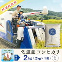 【ふるさと納税】【新米予約 9か月定期便】佐渡島産コシヒカリ 白米2Kg 令和7年 特別栽培米 農家直送 | お米 こめ 白米 食品 人気 おすすめ 送料無料