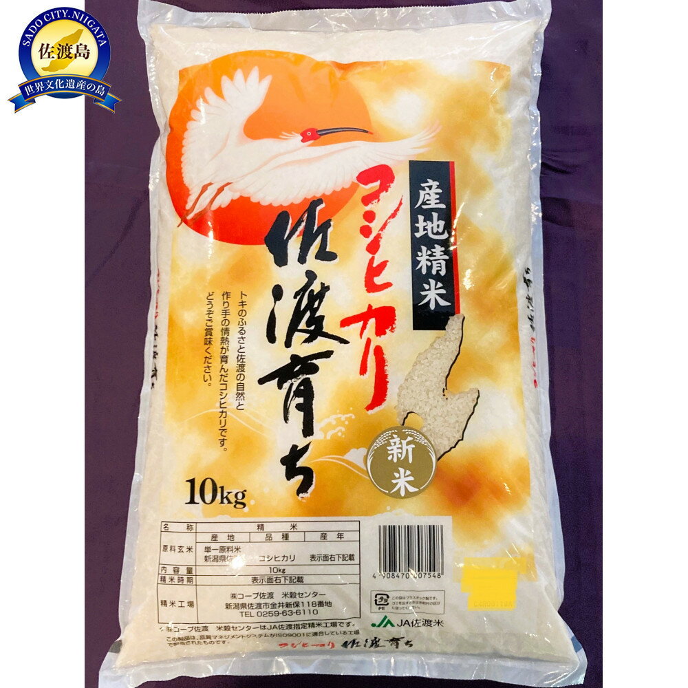 【ふるさと納税】「令和7年産」佐渡育ち 10kg | お米 こめ 白米 食品 人気 おすすめ 送料無料
