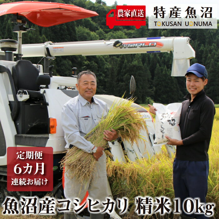 【ふるさと納税】農家直送！ 魚沼産 コシヒカリ 精米 10k