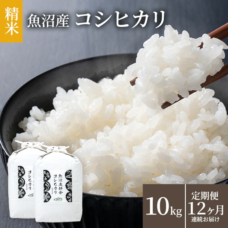 【ふるさと納税】米農家自慢の魚沼産コシヒカリ(精米)10kg