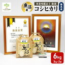【ふるさと納税】【令和7年産 新米先行受付】【無洗米】「米食味鑑定士 厳選」魚沼産コシヒカリ 6kg(3kg×2袋)米 こめ お米 コメ こしひかり 新潟県 魚沼市 魚沼 ライス ご飯 主食 新潟県産 産地直送 時短 お届け:2025年9月下旬より順次出荷いたします。