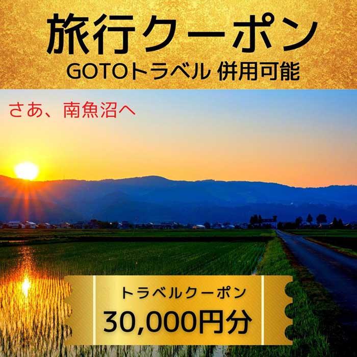 【ふるさと納税】旅行クーポン券（30,000円分）GOTOトラベル併用可能 【南魚沼市】 ふるさと納税 新潟県 八海山 スキー リゾート ホテル 旅館 旅行券 宿泊券 宿泊 チケット 観光 国内旅行 送料無料