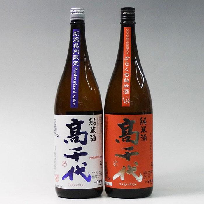 酒 日本酒 飲み比べ 2本 × 1800ml ( 高千代 純米酒 2種 ) | お酒 さけ 人気 おすすめ 送料無料 ギフト セット