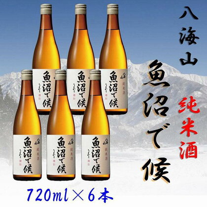 酒 日本酒 セット 6本 × 720ml ( 八海山 純米酒 魚沼で候 ) | お酒 さけ 人気 おすすめ 送料無料 ギフト