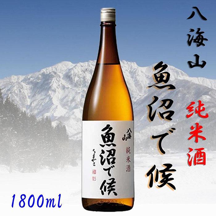 【ふるさと納税】酒 日本酒 純米酒 八海山 魚沼で候 1本 × 1800ml | お酒 さけ 人気 おすすめ 送料無料 ギフト