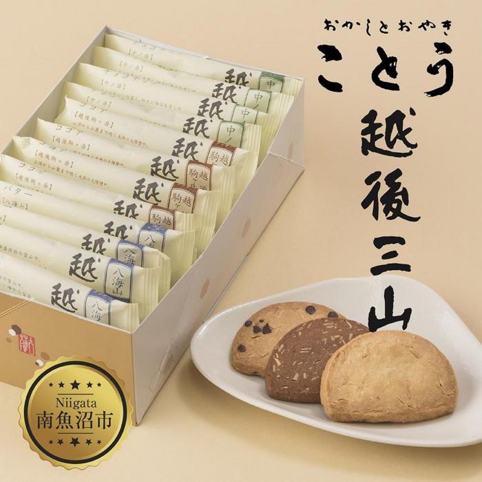 【ふるさと納税】越後三山 山のクッキー 各4枚 計12個 クッキー チョコチップ ココア 和菓子 洋菓子 お菓子 菓子 焼き菓子 セット 菓子..