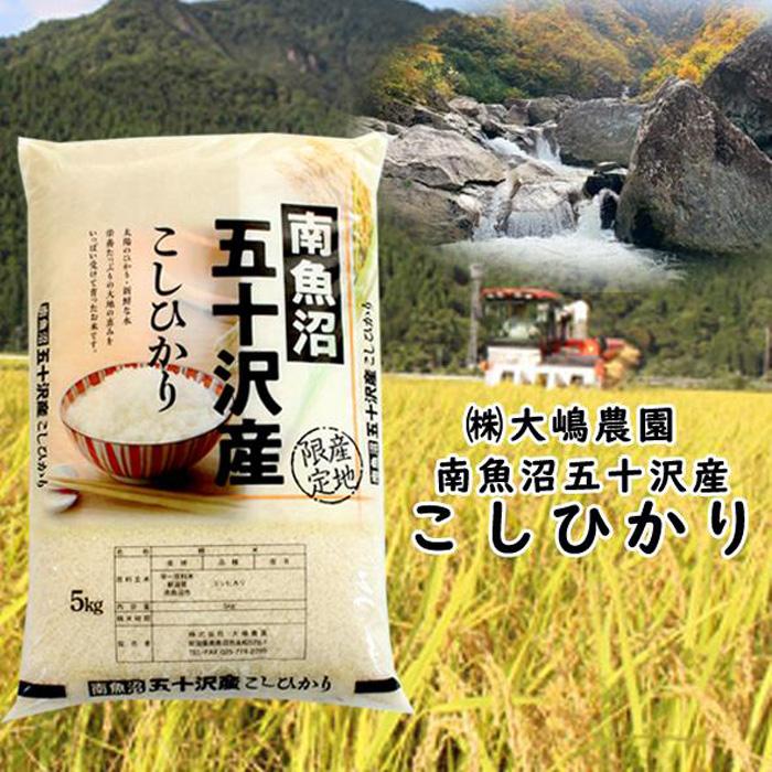 42位! 口コミ数「0件」評価「0」★令和5年産★南魚沼市五十沢産コシヒカリ5kg×1袋 | お米 こめ 白米 コシヒカリ 食品 人気 おすすめ 送料無料 魚沼 南魚沼 南魚沼･･･ 