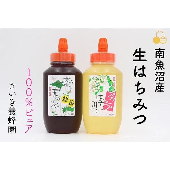 【ふるさと納税】さいき養蜂園 天然ピュア蜂蜜 アカシア・そば各1kg