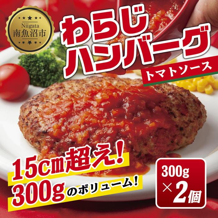 ・ふるさと納税よくある質問はこちら ・寄付申込みのキャンセル、返礼品の変更・返品はできません。あらかじめご了承ください。 ・ご要望を備考に記載頂いてもこちらでは対応いたしかねますので、何卒ご了承くださいませ。 ・寄付回数の制限は設けておりません。寄付をいただく度にお届けいたします。 商品概要 すべて新潟県南魚沼市で歴史のある「なぐも」で製造した商品です。 冷凍で長期保存でき、湯煎もしくは電子レンジで温めるだけで完成です。 巣籠で在宅が多い時は重宝する、美味しいおかずをご賞味ください。 こだわりの素材と手間を惜しまず作り込んだ、ハンバーグです。 1つ1つの素材にこだわり、徹底した品質管理のものと作り上げられました。すべて職人の手作りです。 ■わらじハンバーグ 手のひらサイズのドーンっと大きい 1個あたり＼300g／のハンバーグです！ 国産牛肉と国産豚肉を独自ブレンド！ 国産の牛肉と豚肉を粗挽きで作っています。 かみ締めるほどに肉の味が良くわかるハンバーグです。 大きなハンバーグなので、成形時の崩れを注意して作っています。 肉汁もしっかり中に閉じ込めて、柔らかく、食べ応えもあります。 家族みんなで愛されるハンバーグに致しました。 湯煎か電子レンジで温めるだけで簡単調理。フライパンも使いません。 ■トマトソース トマトベースのソースに、バジルやオレガノのハーブがトマトの旨味をより引き立たせます。 太陽の光をたっぷり浴びて育ったトマトのフレッシュさを感じることができる特製ソースです。 【調理方法】 鍋で湯煎で15分程度。 もしくは商品を器に移しラップをかけて500W電子レンジで5分ほどでお召し上がりいただけます。 【お問合せ】発送事業者（株式会社SEP INTERNATIONAL　TEL：025-772-8822） 関連キーワード：食品 おかず 加工食品 洋食 人気 おすすめ 送料無料 内容量・サイズ等 わらじハンバーグ　300g×2個 トマトソース　120g×2袋 配送方法 冷凍 発送期日 寄附のご入金後、10日を目途に発送いたします。 アレルギー 小麦、卵、牛肉、大豆、豚肉 ※ 表示内容に関しては各事業者の指定に基づき掲載しており、一切の内容を保証するものではございません。 ※ ご不明の点がございましたら事業者まで直接お問い合わせ下さい。 名称 ハンバーグ 原材料名 豚肉、玉葱、牛肉、パン粉、卵、米粉、食塩、砂糖、コショウ、ナツメグ(一部に豚肉・牛肉・小麦・大豆・卵を含む) 賞味期限 製造より90日（3ヶ月） 保存方法 冷凍 製造者 〒949-7132 新潟県南魚沼市藤原424−51 株式会社なぐも 備考 冷凍便でお届けします。 名称 トマトソース 原材料名 トマト、玉葱、セロリ、人参、砂糖、塩、ニンニク、オリーブオイル、バジル、オレガノ、コショウ 賞味期限 製造より90日（3ヶ月） 保存方法 冷凍 製造者 〒949-7132 新潟県南魚沼市藤原424−51 株式会社なぐも 備考 冷凍便でお届けします。 事業者情報 事業者名 株式会社SEP INTERNATIONAL 連絡先 025-772-8822 営業時間 09:00～17:00 定休日 土曜・日曜・祝祭日・年末年始「ふるさと納税」寄付金は、下記の事業を推進する資金として活用してまいります。 （1）南魚沼市の応援 （2）保健・医療・福祉 （3）教育・スポーツ・文化の振興 （4）産業振興・環境共生 （5）都市基盤・行財政改革 （6）国際大学の応援と交流の推進 （7）北里大学の応援と交流の推進