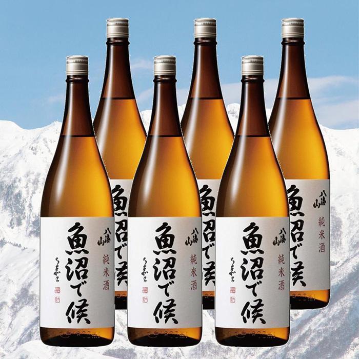 【ふるさと納税】酒 日本酒 セット 6本 × 1800ml ( 八海山 魚沼で候 ) | お酒 さけ 食品 人気 おすすめ 送料無料 ギフト