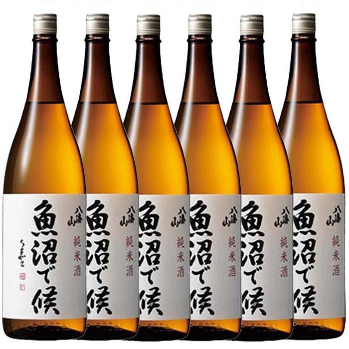 酒 日本酒 セット 6本 × 1800ml ( 八海山 純米酒 魚沼で候 ) | お酒 さけ 人気 おすすめ 送料無料 ギフト