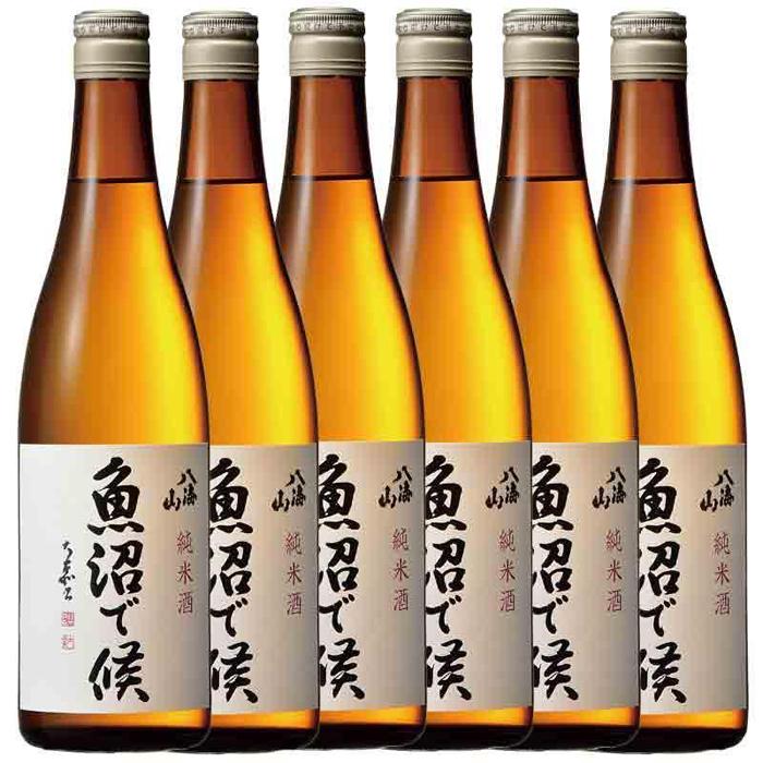 【ふるさと納税】酒 日本酒 セット 6本 × 720ml ( 八海山 純米酒 魚沼で候 ) | お酒 さけ 人気 おすすめ 送料無料 ギフト