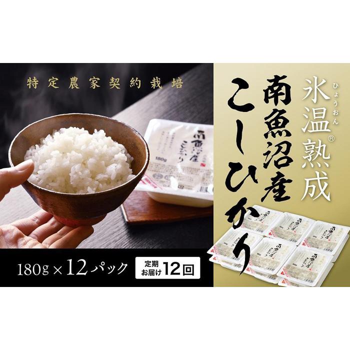 【ふるさと納税】氷温熟成 パックご飯 定期便 米 144パッ