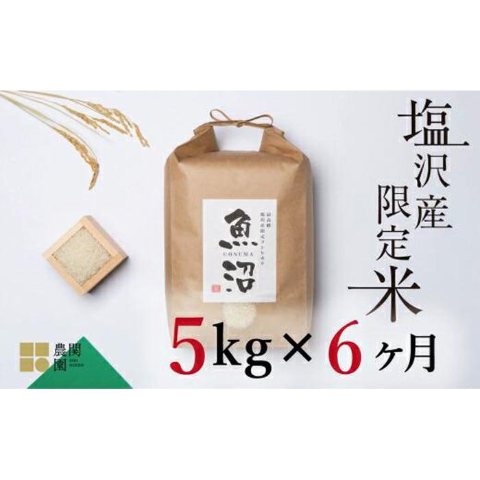 【ふるさと納税】米 定期便 30kg ( 5kg × 6ヶ月
