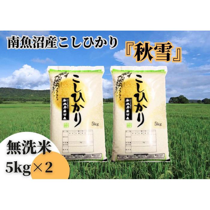 【ふるさと納税】【令和5年産 】南魚沼産こしひかり「秋雪」無