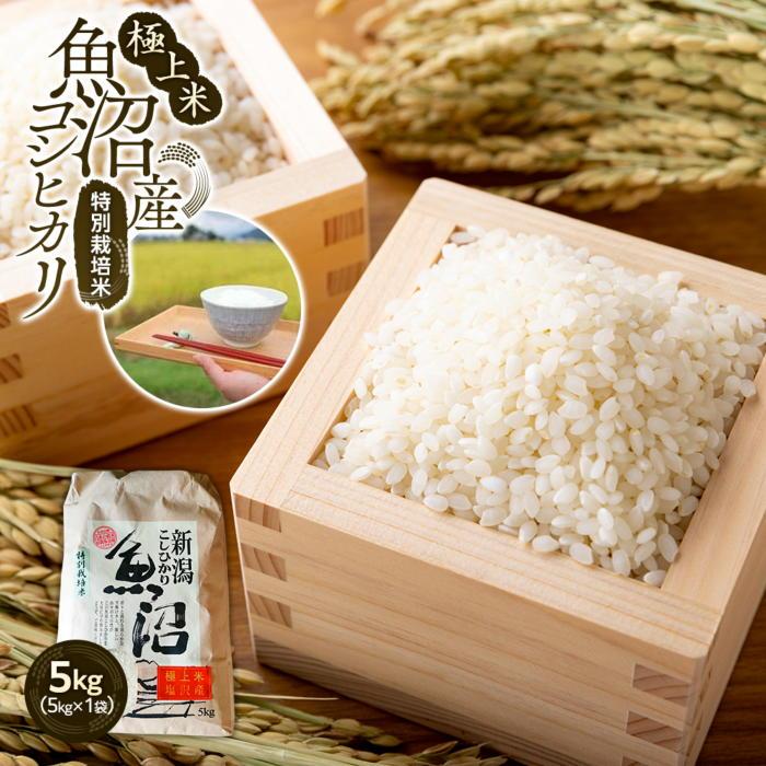 【ふるさと納税】極上米魚沼産コシヒカリ特別栽培米5kg | 