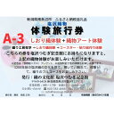 【ふるさと納税】塩沢織物体験旅行券A-3(しおり織体験+織物アート体験) | 券 人気 おすすめ 送料無料