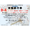 【ふるさと納税】塩沢織物体験旅行券B-4(コースター織体験+織物アート体験) | 券 人気 おすすめ 送料無料