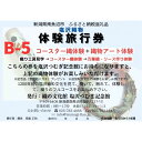 【ふるさと納税】塩沢織物体験旅行券B-5(コースター織体験+織物アート体験) | 券 人気 おすすめ 送料無料