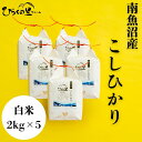 【ふるさと納税】【令和7年産新米予約】最高金賞 南魚沼産コシヒカリ 白米2kg×5 もっちり甘い! ひらくの里ファーム【2025年10月上旬より順次発送予定】 ...