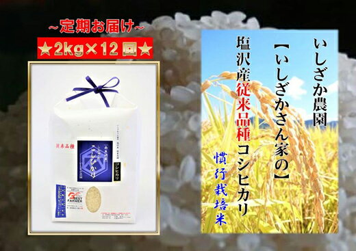 【ふるさと納税】米 定期便 コシヒカリ 塩沢産 24kg (