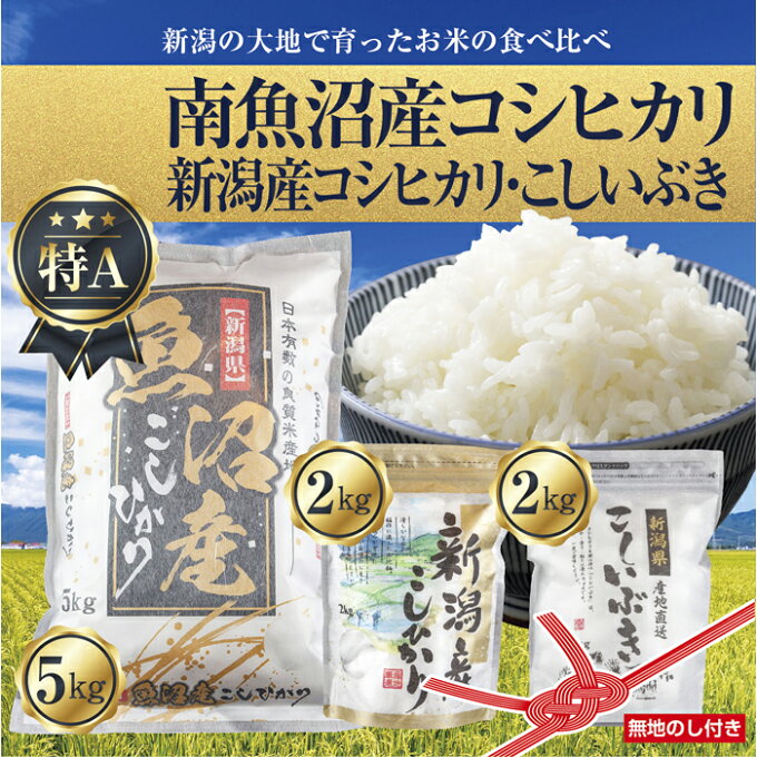 【ふるさと納税】【無地熨斗】新潟県 南魚沼産 コシヒカリ お米 5kg ＆ 新潟産 ...