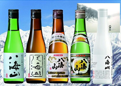 酒 日本酒 飲み比べ 5本 ( 300ml × 4本 & 280ml × 1本 ) ( 八海山 5種 ) | お酒 さけ 食品 人気 おすすめ 送料無料 ギフト セット