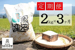 【ふるさと納税】 定期便【令和2年産 】魚沼コシヒカリ2kg×3ヶ月 │ 送料無料 魚沼産 コシヒカリ 魚沼 新潟 こしひかり 新潟県産 白米 精米 米 お米 産直 産地直送 お取り寄せ お楽しみ