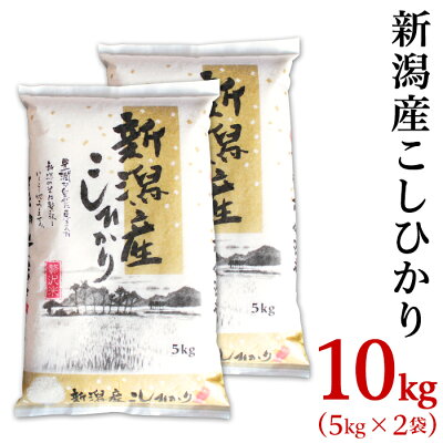 楽天ふるさと納税　【ふるさと納税】令和5年 米 10kg 5kg×2袋 新潟こしひかり 白米 K101新潟県産コシヒカリ10kg（5kg×2袋）