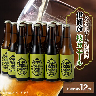 弥彦村初のクラフトビール(発泡酒)伊彌彦枝豆エール12本セット【配送不可地域：離島】【1108534】