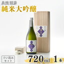 【ふるさと納税】鎚起工房 清雅堂「純錫ぐい呑み」1個・泉流 彌彦「純米大吟醸酒」720ml1本のセット 日本酒 新潟【1380990】