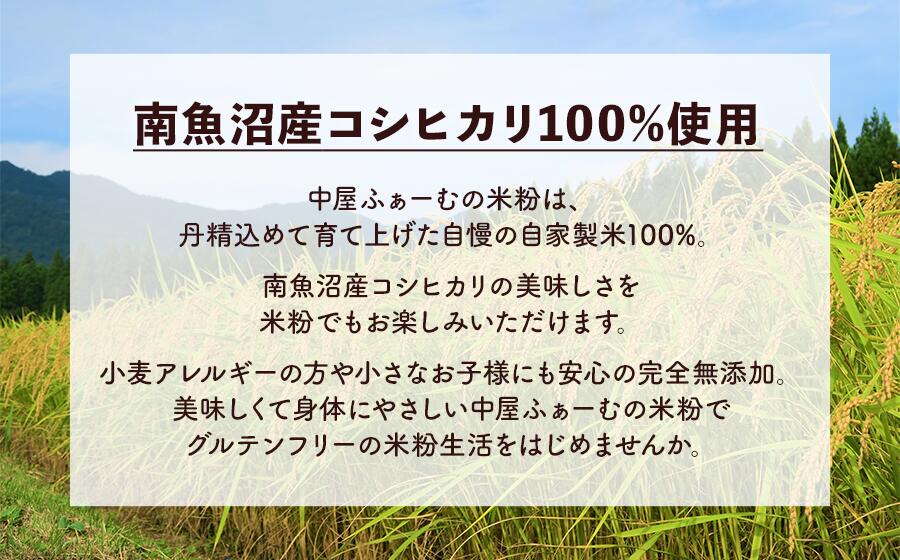 【ふるさと納税】完全無添加 南魚沼産コシヒカリ100％ 米粉 1kg (500g×2袋) グルテンフリー 保存料不使用 チャック付き袋 ホームベーカリー 唐揚げ パンケーキ パン用 スイーツ お菓子用 パン粉 シフォンケーキ パウンドケーキ マフィン 越後湯沢 湯沢源流米 中屋ふぁーむ