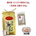 【ふるさと納税】令和4年産 新米 湯沢産コシヒカリ 無洗米 2kg＋魚沼産 五穀米 200gセット 魚沼最上流域 魚沼産コシヒカリ