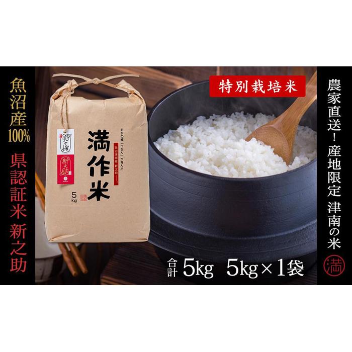 62位! 口コミ数「0件」評価「0」県認証 魚沼津南産新之助 5kg 産地限定！農家直送