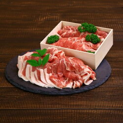 【ふるさと納税】越後もち豚肩ロース肉(しゃぶしゃぶ用550g・すきやき用550g)1.1kg【配送不可地域：離島】【1272697】 画像1