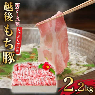 30位! 口コミ数「0件」評価「0」越後もち豚肩ロース肉(しゃぶしゃぶ用)2.2kg【配送不可地域：離島】【1404270】