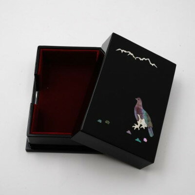 【ふるさと納税】【高岡漆器】名刺入れ立山雷鳥【1567494】