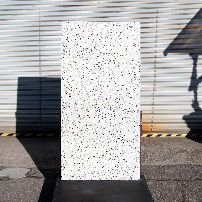 【ふるさと納税】テラゾー 天板 大サイズ 1600mm×800mm×40mm(140kg)　家具 セメント コンクリート 富山..