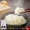 【ふるさと納税】【令和6年産】八町米コシヒカリ5Kg | ふるさと 納税 富山県 富山市 富山 返礼品 お米 おこめ ブランド米 白米 米 精米 お取り寄せ こ...