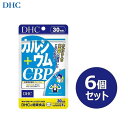 【ふるさと納税】DHC カルシウム+CBP 30日分×6個セット(180日分) | 食品 健康食品 加工食品 人気 おすすめ 送料無料