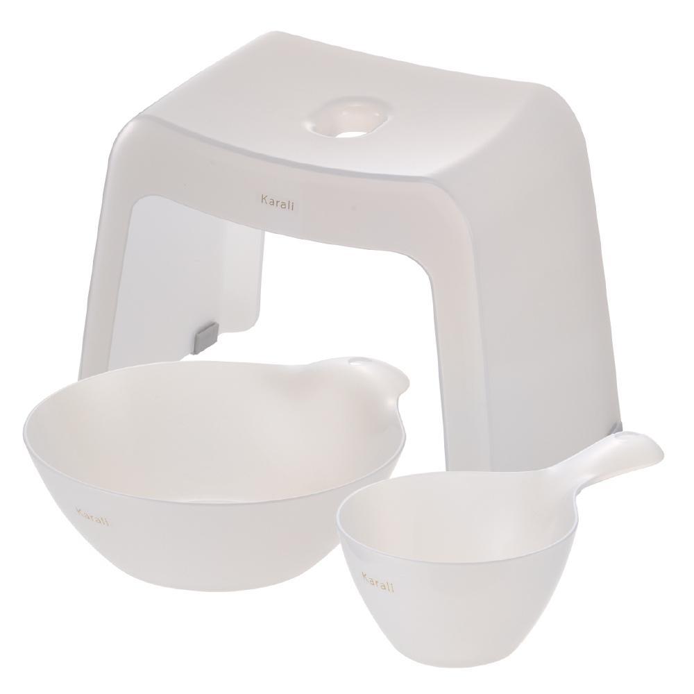 【ふるさと納税】【アウトレット】カラリお風呂セット30H【カラーをお選びください】(浴用品:湯おけ・手おけ・腰かけ30H)