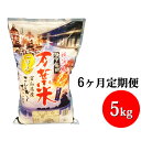 【ふるさと納税】6ヶ月定期便 越中高岡 万葉米5kg 米 精...
