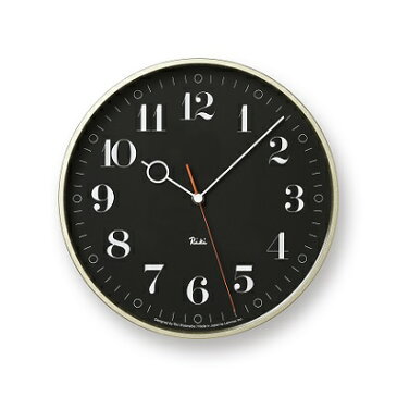 【ふるさと納税】RIKI RING CLOCK/ブラック（WR20-05 BK）Lemnos レムノス 時計　【インテリア】