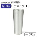 【ふるさと納税】ビアカップ L 1個 高岡銅器 錫 日本製 