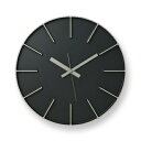 Edge Clock/ブラック（AZ-0115 BK）Lemnos レムノス 時計　　お届け：※申込状況によりお届け迄1～2ヶ月程度かかる場合があります。