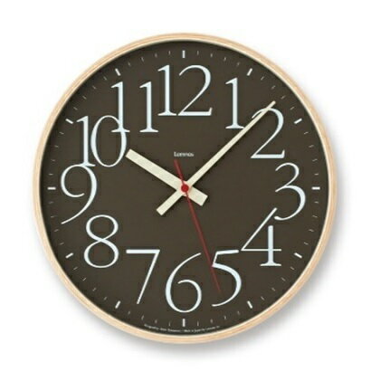 11位! 口コミ数「1件」評価「2」AY clock RC［電波時計］/ ブラウン （AY14-10 BW）Lemnos レムノス 時計　【工芸品 装飾品 民芸品 伝統技術 イ･･･ 